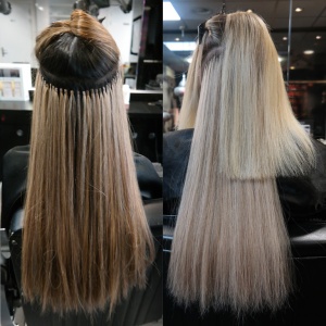 Hairextensions, Hairextensions laten zetten